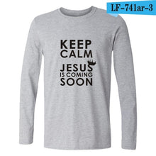 Load image into Gallery viewer, I Love Jesus Christian Long Sleeve T Shirt Men Funny Black Fashion Tshirt Men Brand Casual High Quality Tee Shirt Men Cotton 4XL