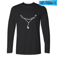 Load image into Gallery viewer, I Love Jesus Christian Long Sleeve T Shirt Men Funny Black Fashion Tshirt Men Brand Casual High Quality Tee Shirt Men Cotton 4XL