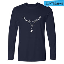 Load image into Gallery viewer, I Love Jesus Christian Long Sleeve T Shirt Men Funny Black Fashion Tshirt Men Brand Casual High Quality Tee Shirt Men Cotton 4XL