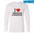 I Love Jesus Christian Long Sleeve T Shirt Men Funny Black Fashion Tshirt Men Brand Casual High Quality Tee Shirt Men Cotton 4XL