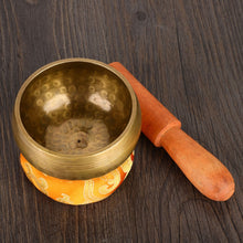 Load image into Gallery viewer, Tibetan Bowl Copper Buddhism Singing Bowls Handmade Decorative-wall-dishes for Meditation Yoga Buddhism Gifts Home Decor Crafts