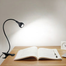 Load image into Gallery viewer, USB Power Clip Holder LED book light Desk lamp 1W Flexible Bed Reading Book lights Table lamp for the study room bedroom living