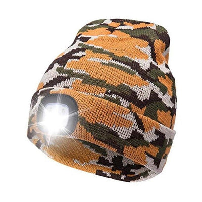 Christmas Gifts Top adult Kids hat christmas LED decorations for home Unisex Lighted Beanie Cap Hip Hop Knit Hat Hunting Running