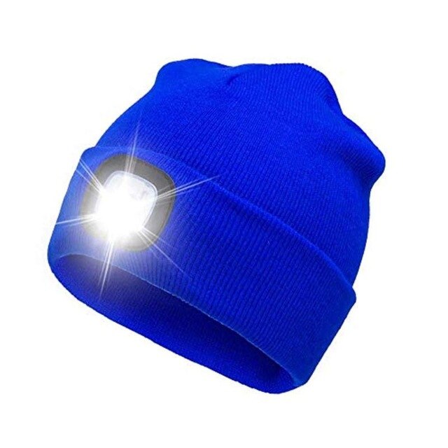 Christmas Gifts Top adult Kids hat christmas LED decorations for home Unisex Lighted Beanie Cap Hip Hop Knit Hat Hunting Running