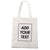 Custom Tote Bag Shopping Add Your Text Print Original Design White Zipper Unisex Fashion Travel Canvas Bags