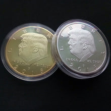 Load image into Gallery viewer, Gold Coin American 45th President Donald Trump Coin US White House The Statue of Liberty Silver Metal Coin Collection Mar21