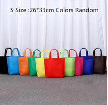 Load image into Gallery viewer, eTya Women Foldable Shopping Bag Reusable Eco Large Unisex Fabric Non-woven Shoulder Bags Tote grocery cloth Bags Pouch