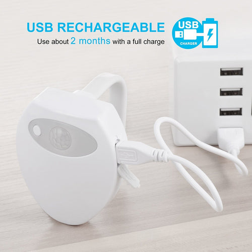 Coquimbo USB Rechargeable Toilet Light PIR Motion Sensor 8 Colors Backlight For Toilet Bowl Smart Night Light For Bathroom