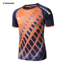 Load image into Gallery viewer, 2019 New Arrive Men Short Sleeve Running Shirt Sport T-shirt Outdoor Jogging Tops Gym Training Dry Fit Uniform Sportswear