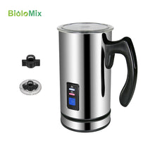 Load image into Gallery viewer, Biolomix Automatic Electric Milk Frother Foamer with Stainless Steel Container for Cappuccino Coffee Machine Maker Hot/Cool 500W