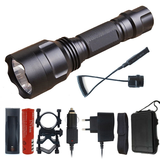 Litwod Z10C8 High Power tactical LED Flashlight XM-L2 T6 U3 Self defense Flashlight torch lanterna for Hunting Bike light lamp