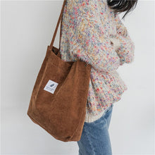 Load image into Gallery viewer, Women&#39;s Bag Large Ladies Canvas Shoulder Bags Shopping Bag Tote Crossbody Bags Purses Casual Handbag For Women 2019 Eco Shopper