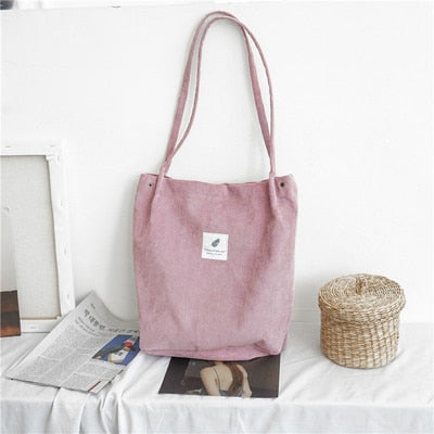 Women's Bag Large Ladies Canvas Shoulder Bags Shopping Bag Tote Crossbody Bags Purses Casual Handbag For Women 2019 Eco Shopper