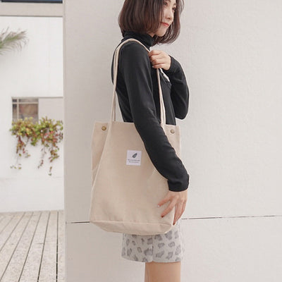 Women's Bag Large Ladies Canvas Shoulder Bags Shopping Bag Tote Crossbody Bags Purses Casual Handbag For Women 2019 Eco Shopper