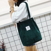 Load image into Gallery viewer, Women&#39;s Bag Large Ladies Canvas Shoulder Bags Shopping Bag Tote Crossbody Bags Purses Casual Handbag For Women 2019 Eco Shopper