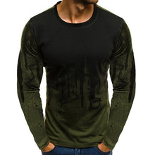 Load image into Gallery viewer, SHUJIN Plus Size T Shirt Men Spring long Sleeve O Neck Loose Tops%Tees Casual Camouflage Printed Streetwear Male Hip Hop T-shirt